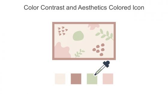 Color Contrast And Aesthetics Colored Icon In Powerpoint Pptx Png And Editable Eps Format