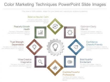Color marketing techniques powerpoint slide images