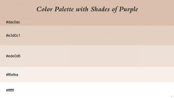 Color Palette With Five Shade Akaroa Bone Bizarre Dawn Pink White
