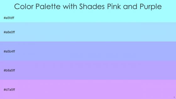 Color Palette With Five Shade Anakiwa Anakiwa Melrose Melrose Mauve