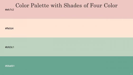 Color Palette With Five Shade Beauty Bush Karry Sea Mist Patina