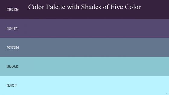 Color Palette With Five Shade Bleached Cedar Mulled Wine Lynch Half Baked French Pass