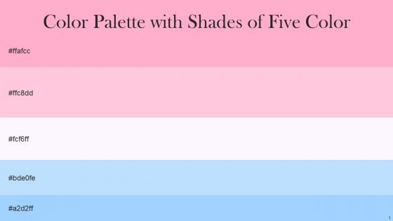 Color Palette With Five Shade Carnation Pink Pastel Pink White Pointer French Pass Anakiwa