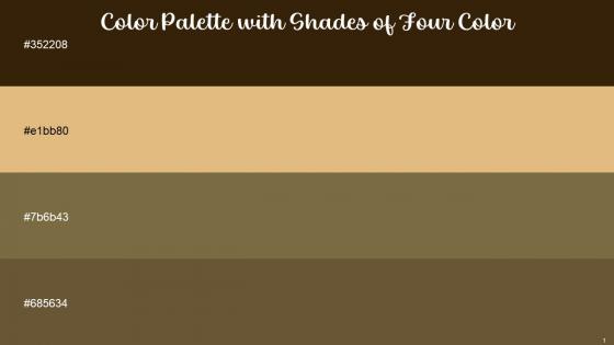 Color Palette With Five Shade Clinker Harvest Gold Yellow Metal Shingle Fawn