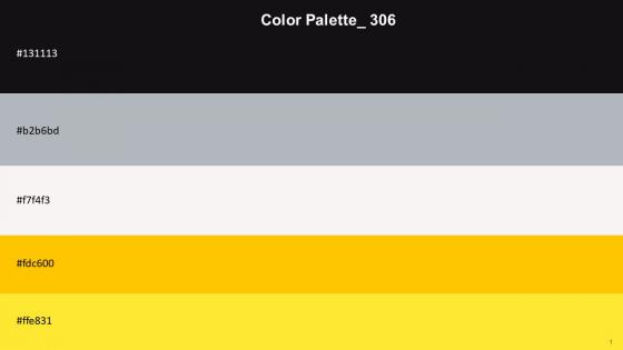 Color Palette With Five Shade Cod Gray Bombay Hint Of Red Supernova Bright Sun