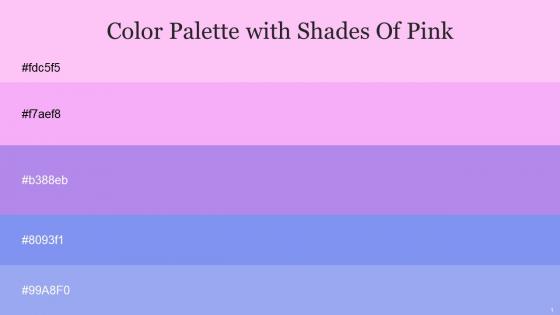Color Palette With Five Shade Cupid Perfume Biloba Flower Portage Jordy Blue
