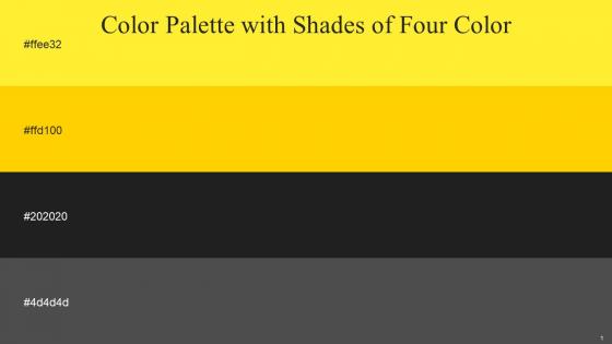 Color Palette With Five Shade Golden Fiz Gold Mine Shaft Tundora