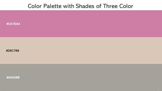 Color Palette With Five Shade Hopbush Vanilla Dawn