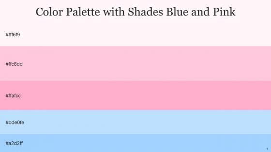 Color Palette With Five Shade Lavender Blush Pastel Pink Carnation Pink French Pass Anakiwa