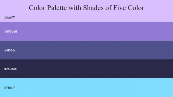 Color Palette With Five Shade Mauve True V East Bay Martinique Anakiwa