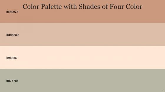 Color Palette With Five Shade My Pink Cameo Karry Eagle