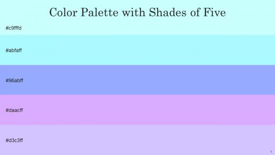Color Palette With Five Shade Onahau Anakiwa Melrose Mauve Melrose