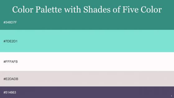 Color Palette With Five Shade Paradiso Paradiso Lavender Blush Bon Jour Mulled Wine