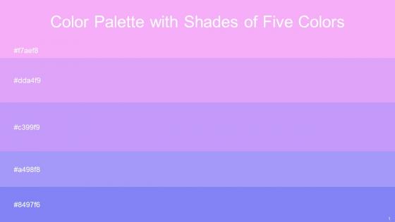 Color Palette With Five Shade Perfume Perfume Perfume Portage Portage