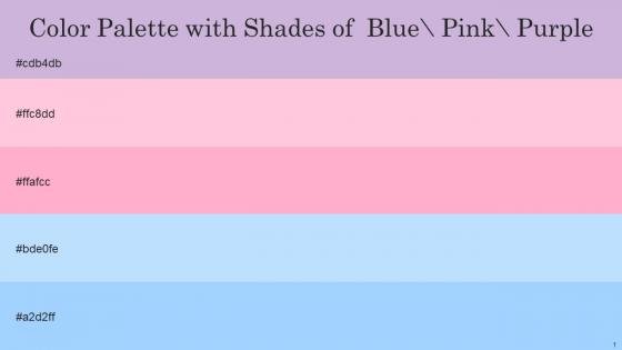 Color Palette With Five Shade Prelude Pastel Pink Carnation Pink French Pass Anakiwa