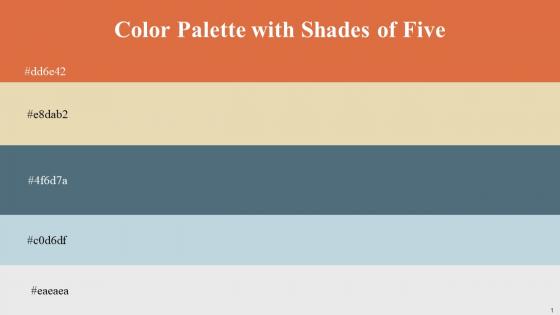 Color Palette With Five Shade Red Damas Raffia Blue Bayoux Ziggurat Gallery