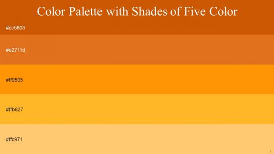 Color Palette With Five Shade Red Stage Hot Cinnamon Pizazz My Sin Macaroni And Cheese