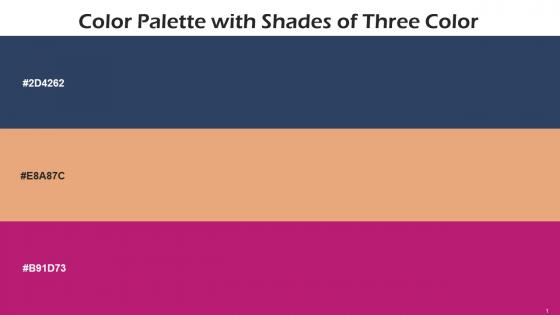 Color Palette With Five Shade Rhino Tacao Red Violet