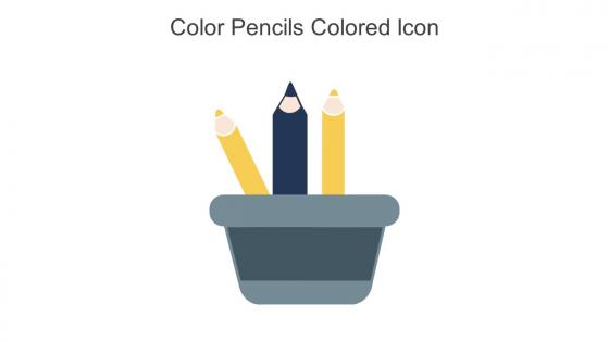 Color Pencils Colored Icon In Powerpoint Pptx Png And Editable Eps Format