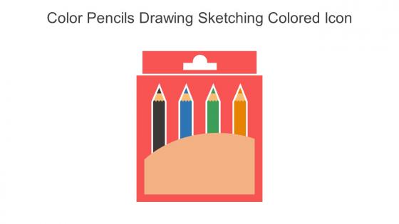 Color Pencils Drawing Sketching Colored Icon In Powerpoint Pptx Png And Editable Eps Format