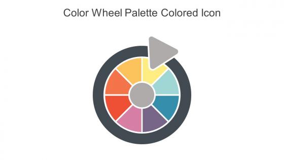 Color Wheel Palette Colored Icon In Powerpoint Pptx Png And Editable Eps Format
