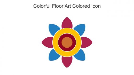 Colorful Floor Art Colored Icon In Powerpoint Pptx Png And Editable Eps Format