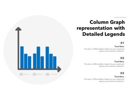 Column graph representation with detailed legends