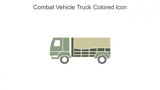 Combat Vehicle Truck Colored Icon In Powerpoint Pptx Png And Editable Eps Format