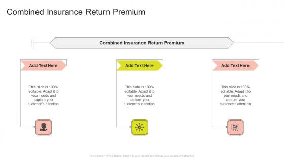Combined Insurance Return Premium In Powerpoint And Google Slides Cpb
