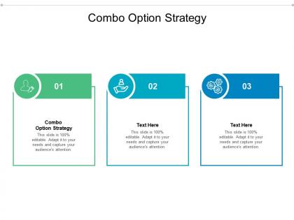 Combo option strategy ppt powerpoint presentation inspiration deck cpb