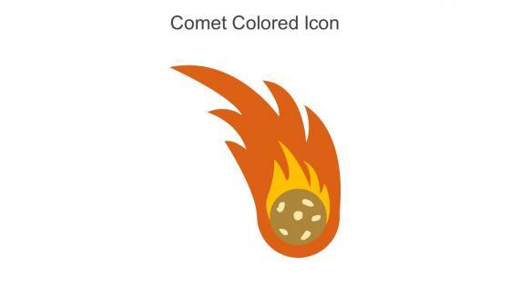 Comet Colored Icon In Powerpoint Pptx Png And Editable Eps Format