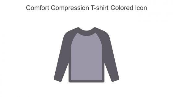 Comfort Compression T Shirt Colored Icon In Powerpoint Pptx Png And Editable Eps Format