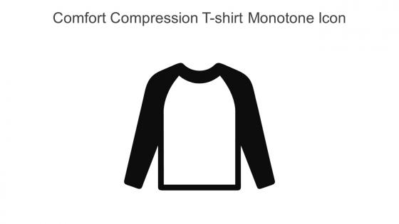 Comfort Compression T Shirt Monotone Icon In Powerpoint Pptx Png And Editable Eps Format
