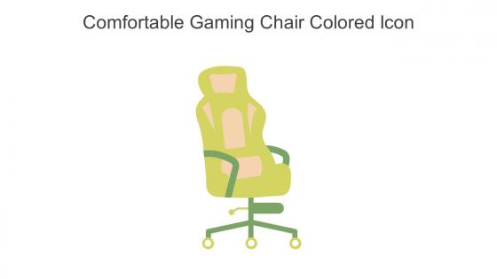Comfortable Gaming Chair Colored Icon In Powerpoint Pptx Png And Editable Eps Format