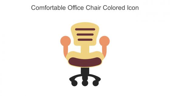 Comfortable Office Chair Colored Icon In Powerpoint Pptx Png And Editable Eps Format