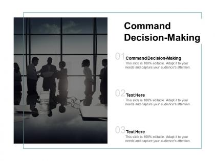 Command decision making ppt powerpoint presentation show picture cpb