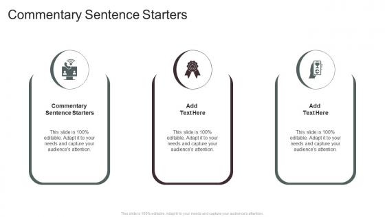 Commentary Sentence Starters In Powerpoint And Google Slides Cpb
