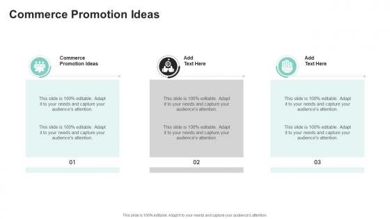Commerce Promotion Ideas In Powerpoint And Google Slides Cpb