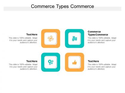 Commerce types commerce ppt powerpoint presentation model background image cpb