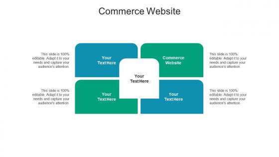 Commerce website ppt powerpoint presentation infographics styles cpb