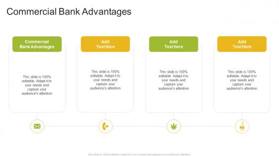 Commercial Bank Advantages In Powerpoint And Google Slides Cpb