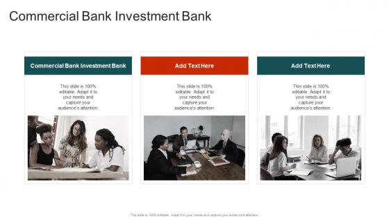 Commercial Bank Investment Bank In Powerpoint And Google Slides Cpb