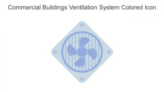 Commercial Buildings Ventilation System Colored Icon In Powerpoint Pptx Png And Editable Eps Format