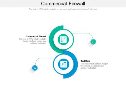 Commercial firewall ppt powerpoint presentation portfolio deck cpb