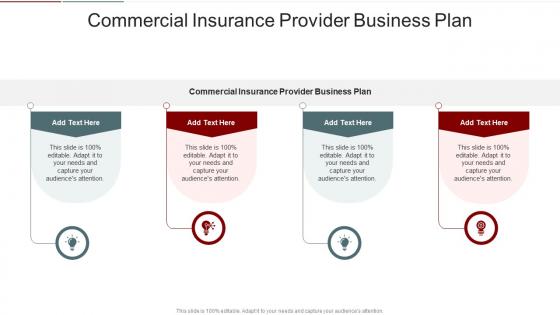 Commercial Insurance Provider Business Plan In Powerpoint And Google Slides Cpb