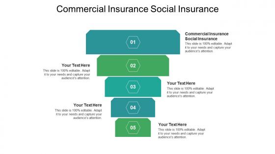 Commercial insurance social insurance ppt powerpoint presentation slides good cpb