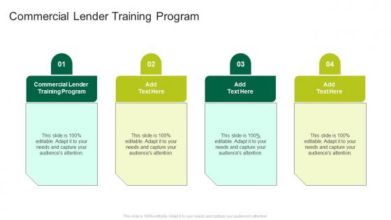 Commercial Lender Training Program In Powerpoint And Google Slides Cpb