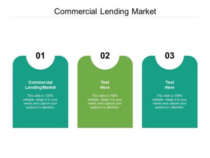 Commercial lending market ppt powerpoint presentation show visuals cpb