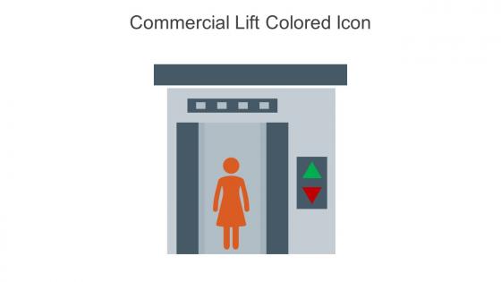 Commercial Lift Colored Icon In Powerpoint Pptx Png And Editable Eps Format