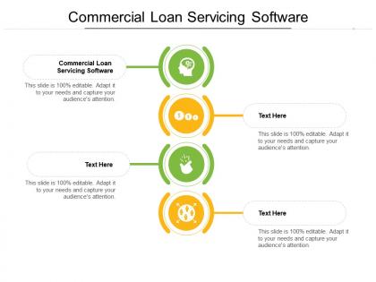 Commercial loan servicing software ppt powerpoint presentation outline format cpb